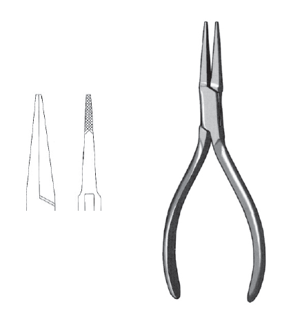 Flat Nose Pliers 6" 2mm delicate