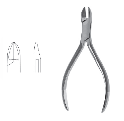 Wire Cutter 5", TC, max cap 0.7mm [.028"]