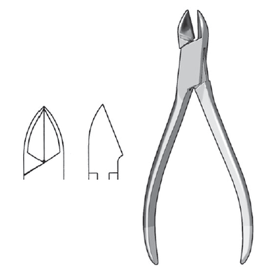Wire Cutter 6", TC, max cap 1.1mm [.045"]