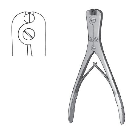 Front & Side Wire Cutter DA 7", TC, max cap 1.6mm [.062"]