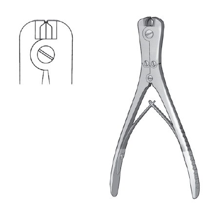 Flush Front & Side Wire Cutter  DA 7", TC, max cap 1.6mm [.062"]