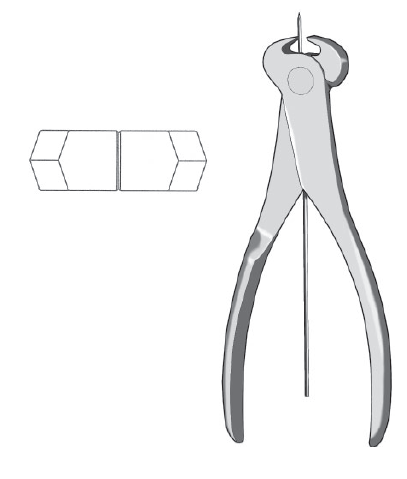 Cannulated Pin Cutter 7 1/2", max cap 1.6mm [.062"]