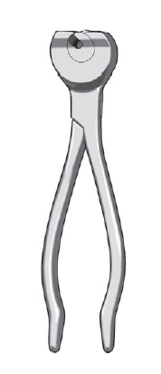 Diamond Pin Cutter 6 1/2", max cap 2.0mm [5/64"]