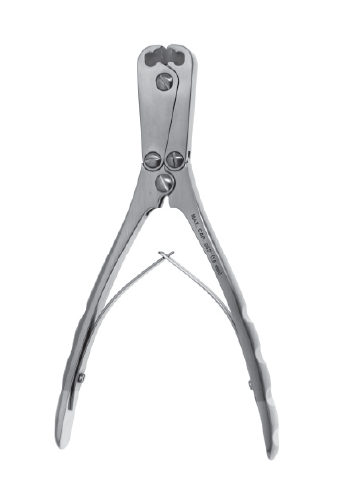Wire Cutter 7" with silicone inserts, max cap 1.6mm [.062"]