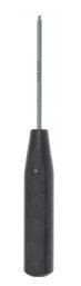 Screwdriver 7 3/4" hex 1.5mm, plastic hdl, black