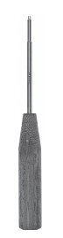 Screwdriver 7 3/4" hex 2.5mm, plastic hdl, black