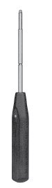 Screwdriver 8 1/2" hex 2.5mm with notch, plastic hdl, black