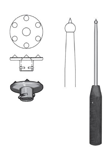 Spiked Disc 25mm diam