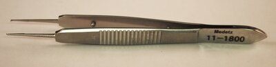 Castroviejo Suture Forceps Teeth, standard handle, TW 0.5mm OL 100mm(3 7/8")