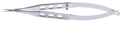 Vannas Extra-Thin Blade Scissors Straight, 10mm Blades Overall Length 115mm(4 1/2")