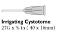 Irrigating Cystotome - Straight 27G (.40mm)  Package Quantity  10