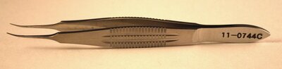 Shepard Tying Forceps Vaulted Shafts with 6mm Tying Platform, Serrated Flat Handle, 108mm Overall Length, Stainless Steel