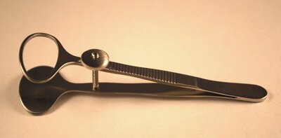 Francis Chalazion Forceps TW 16mm, OL 100mm(3 7/8")