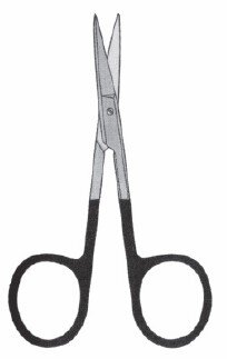 Super Cut Iris Scissors 4" curved serrated