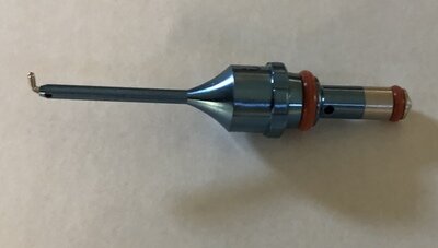 I/A 90 Degree Tip ONLY, 16ga Outer Sleeve, 21ga Closed Inner Cannula tip with .3mm Aspirating Port, 20mm Straight Shaft, Female Connector on Irrigation Line and Male Connecter on Aspirating Line, 45mm