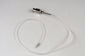 Anterior Chamber Maintainer 25ga Smooth 3mm Beveled tip, Supplied with 25cm Silicone Tubing and Adaptor
