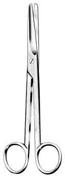 Mayo Scissors 5 1/2" str beveled left-handed