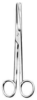 Mayo Scissors 6 3/4" str beveled left-handed