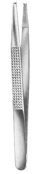 Bonney Tissue Forceps 9 1/2" serr 1x2 teeth