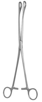 Bariatric Extra Long Kelly Sponge Forceps 12 1/2" cvd fenestrated serr