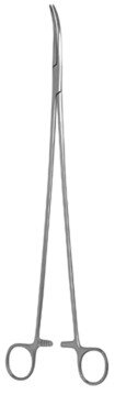Bariatric Extra Long Zenker Ligature Forceps 14″ curved fully serrated