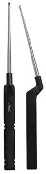 Micro Discectomy Lumbar Bone Waxer 9 1/2", 2.8mm, offset black alum hdl