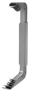 Sofield Retr Set 9" DE, set of 6 with clip (gS 36.6101 - gS 36.6107)