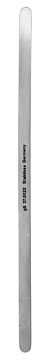 Davis Brain Spatula 7" x  1 1/2" malleable stainless steel