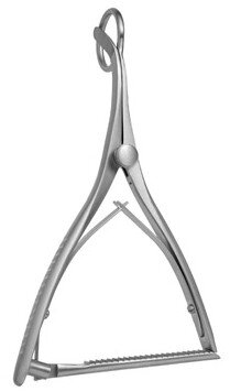 gRetractor, Rotator Cuff 7", 34mm serr blade, OD 34mm ring left, with ratchet