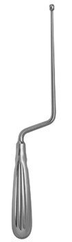 Kraemer Bayonet Ring Curette 10", str, 4mm
