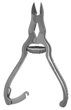Mycotic Nail Nipper 4 3/4" concave, barrel spring