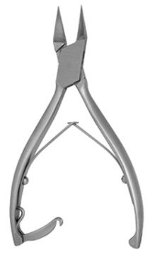 gNail Splitter, Tapered Jaw 5 1/2", str, smooth hdl, locking clip