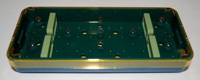 Diamond Knife Tray -1 Slot - Base, Lid, & 2 Bars 2.5 x 6.0 x 0.75