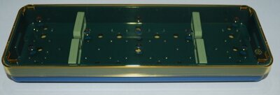 Diamond Knife Trays 1 Slot - Base, Lid, & 2 Bars 2.5 x 7.5 x 0.75