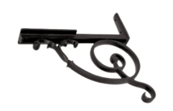 Old large scroll bracket mounting mechanism