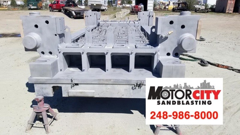 Industrial Machine Sandblasting Service