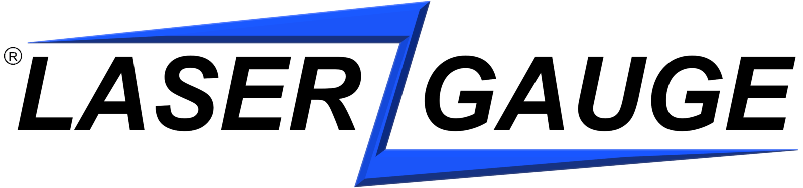 LaserGauge Logo - Blue