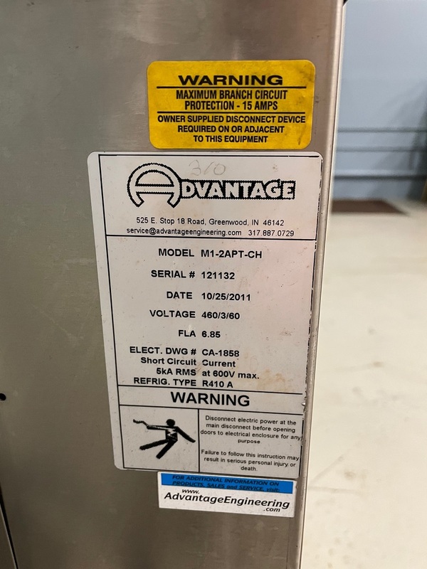 2011 Advantage Chiller 460v - Serial Tag.jpg800x800 2011 Advantage Chiller 460v - Serial Tag.jpg800x800
