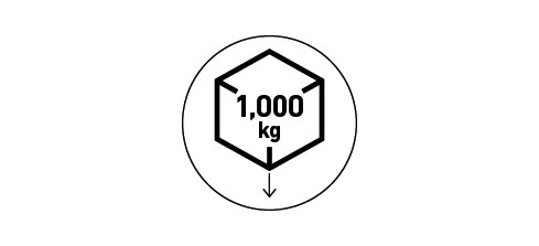1000kg