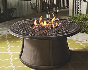 round fire table