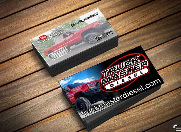 Premium business cards with professional finishes