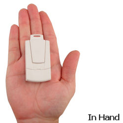 At only 2 1/2 inches long, this window alarm inconspicuously protects your home from intruders.