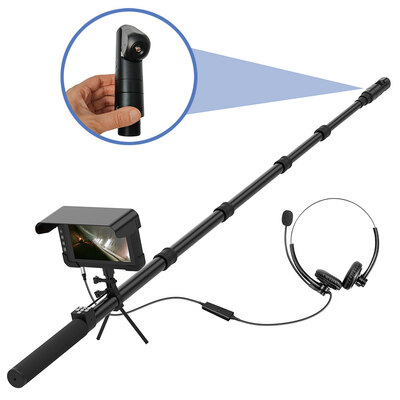 This is the most versatile of our pole cameras designed with a pan tilt zoom camera controlled through the touchscreen DVR.