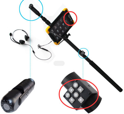 You can manually turn the camera in different angle as you need.