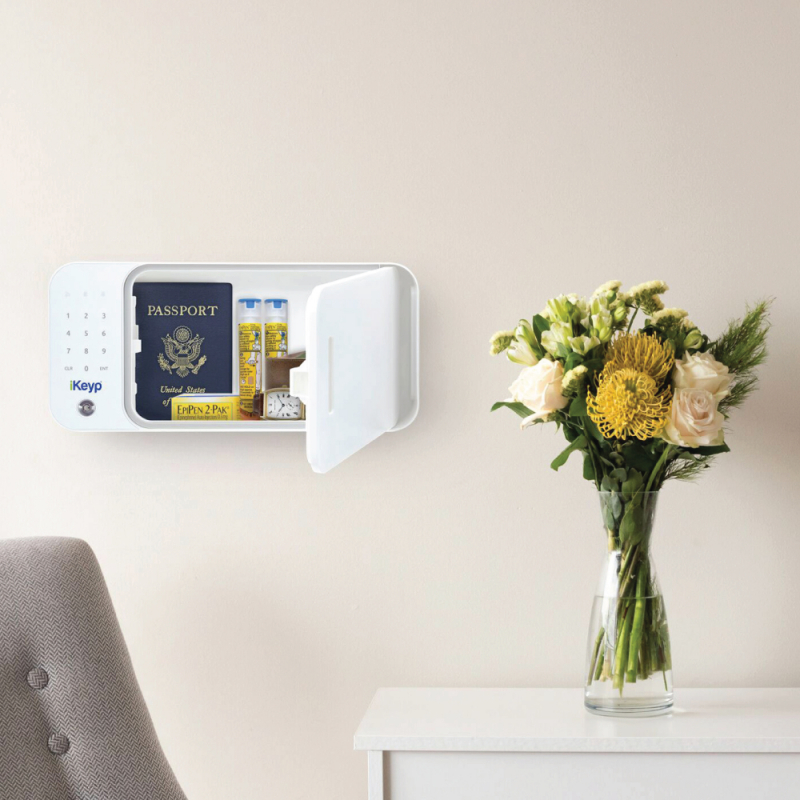 Keep your valuables safe and secure, but easily accessible, with the iKeyp Pro Smart Safe.