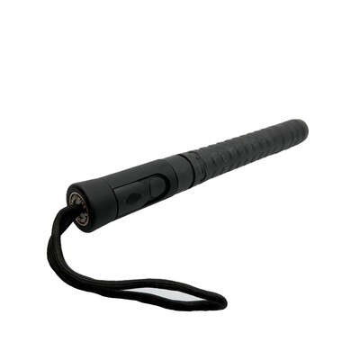 The pointed end of the baton can be used as a window breaker