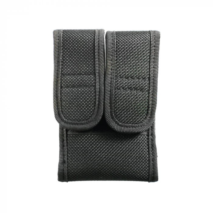 Dual magazine pouch with Velcro closure