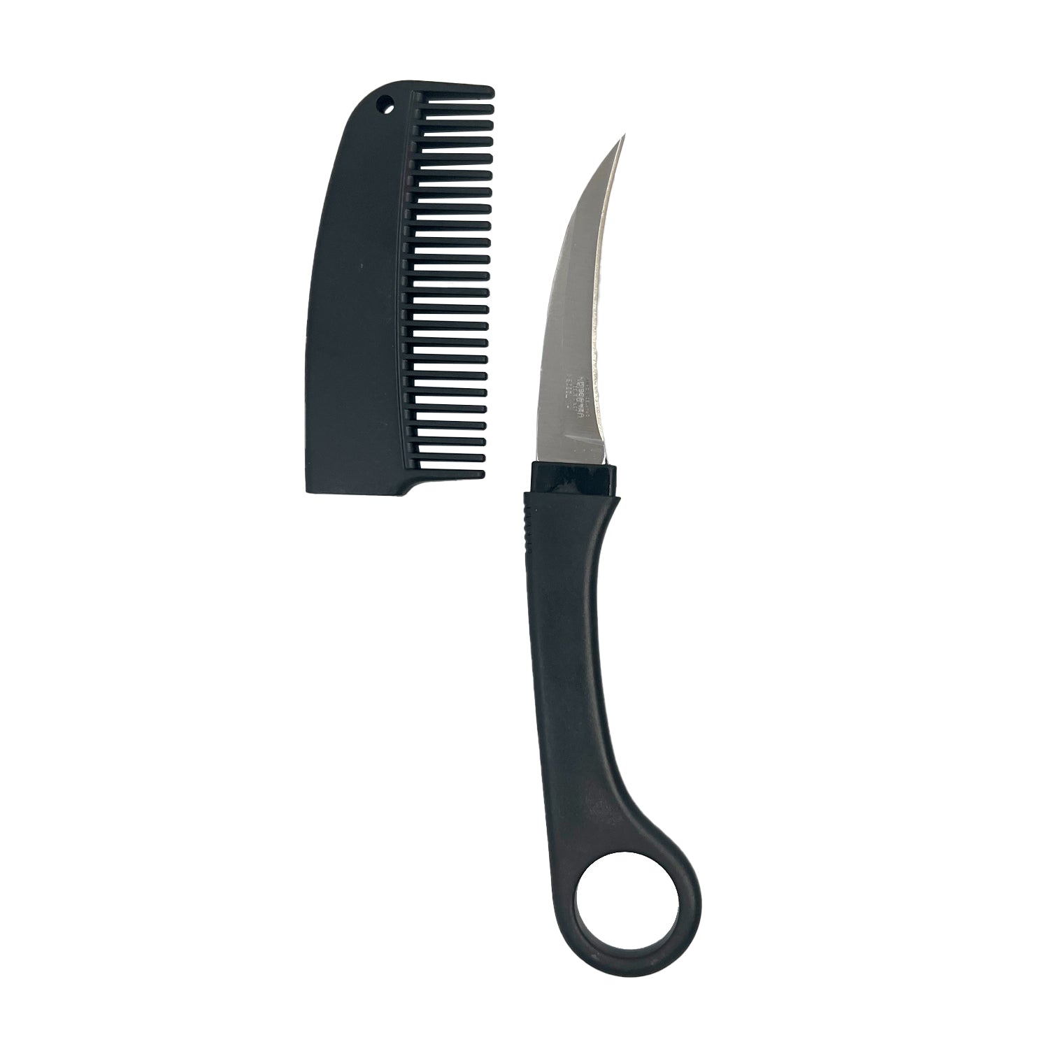 Curved Comb Knive - Black