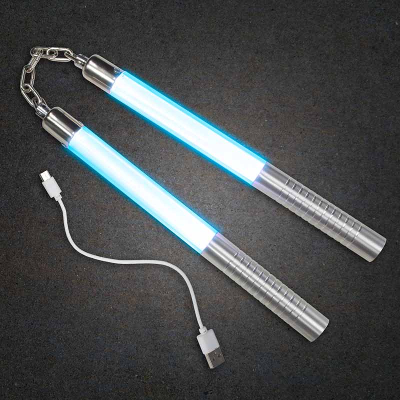 Blue Deluxe LED Nunchucks