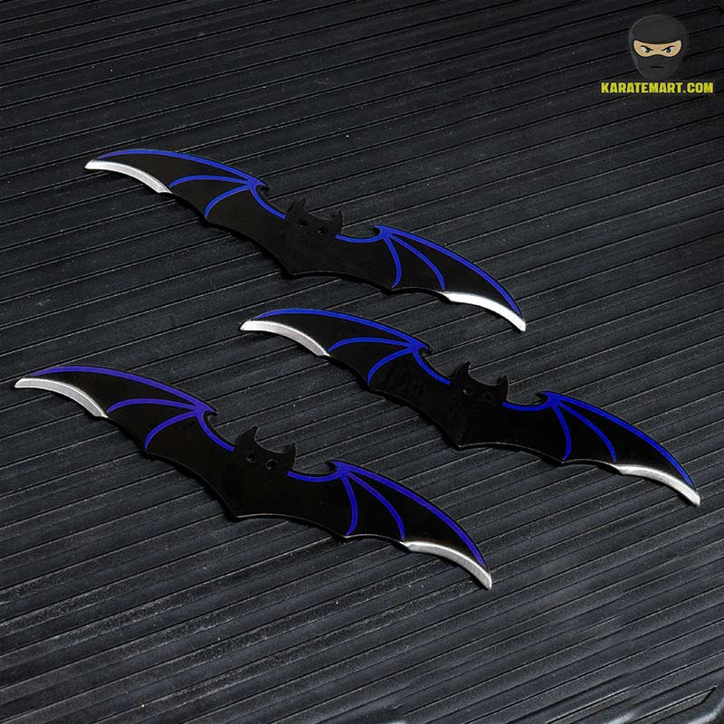 Whether you're a superhero or a responsible adult who loves cool throwing weapons, this set of bat throwers is for you.